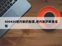 600420现代制药股票,现代制药股票走势